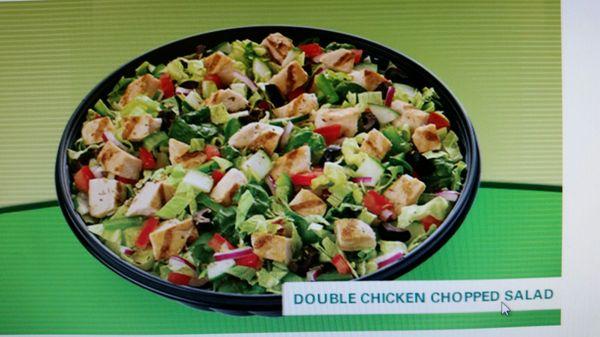 Salad looked NOTHING like their advertisement photo. Waste of money.