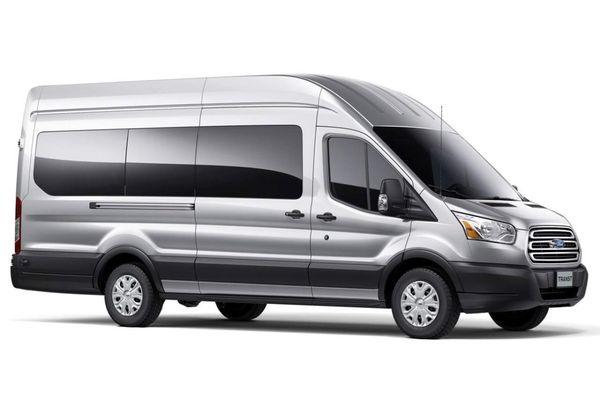 15 passenger high roof ford transit van