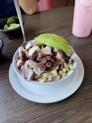 Pulpo and Camarón