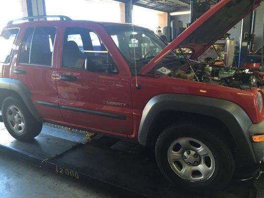 Tuning up a Jeep Liberty