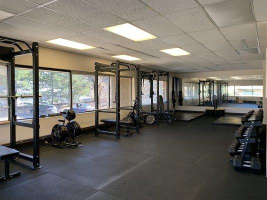 Strength and conditioning studio.