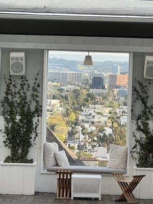 View of LA from the bar.