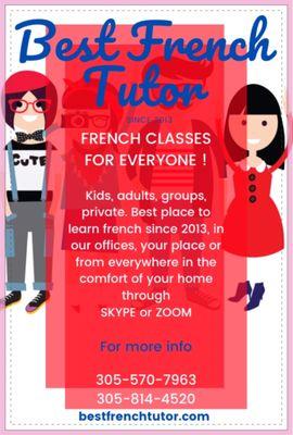 French classes for everyone !