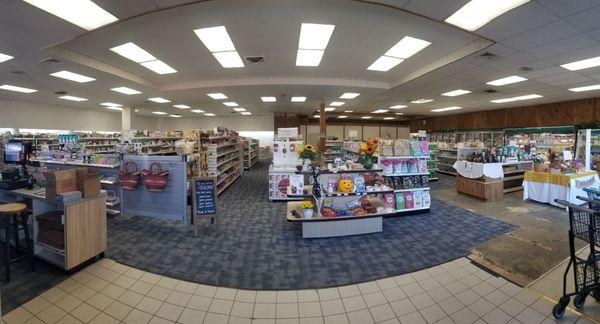 Wide angle, store layout