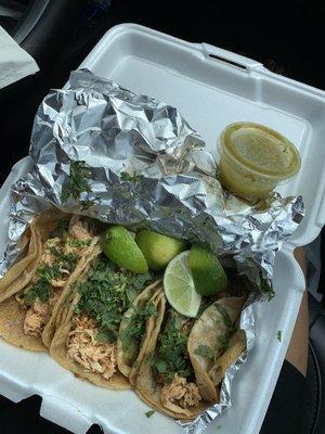 Chicken tacos