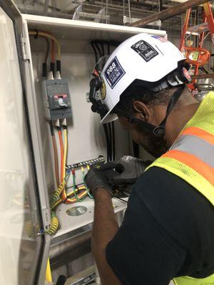 Terminating a  Breakers box that feed a transformer