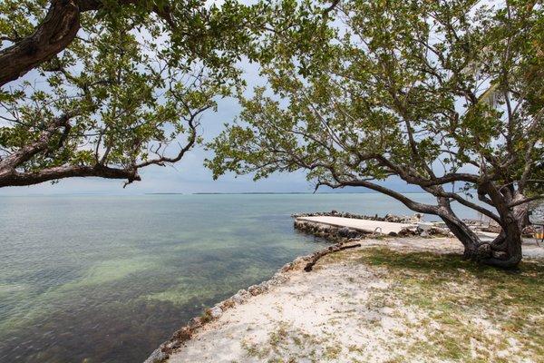 Clear bay water