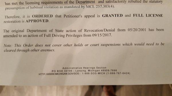 If u are from out of state and need an attorney that is a sure thing. ..JEFFREY RANDA is your guy.  Truth.