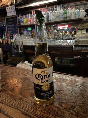 Corona and bar