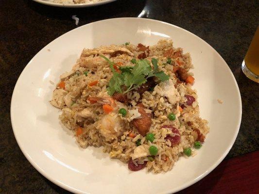 House Specialty Fried Rice (F1) Delicious and a huge portion!