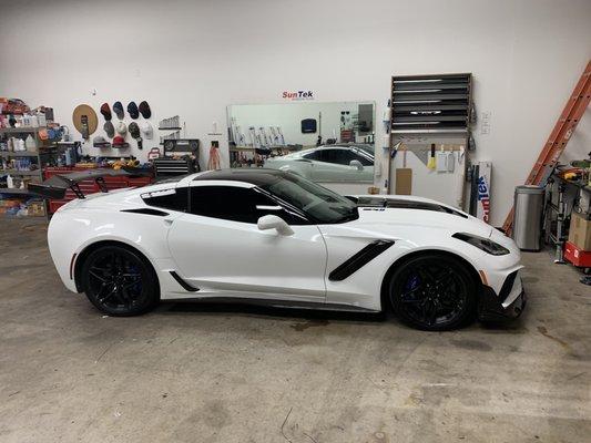 2019 zr1 with ceramic tint.  Great reviews from yelp did not steer me wrong.  Thanks Oliver!