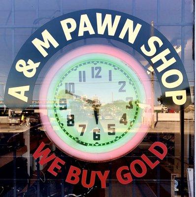 Our pawn shop clock.