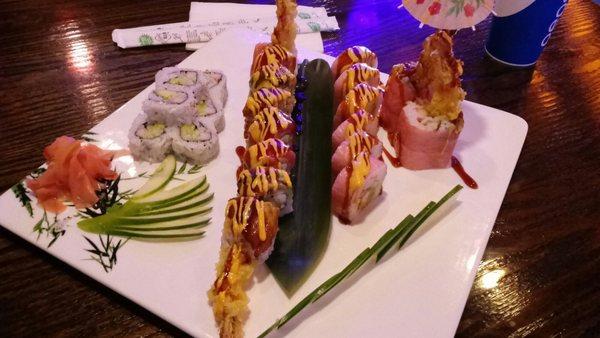 Best sushi I've had in Fayetteville​​....  Ok best in my life!!! The price is perfect too!! Love it here