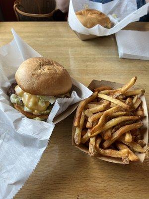 Shack Chicken Sandwich and Fresh Cut French Fries