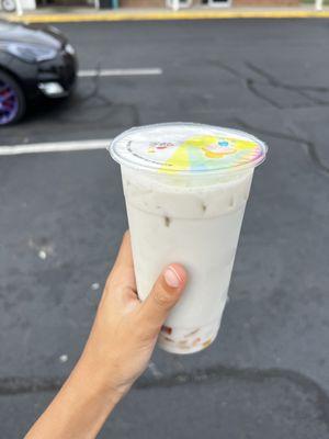 Taro Milk Tea w/ Nata Jelly