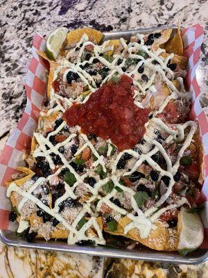 Chicken nachos