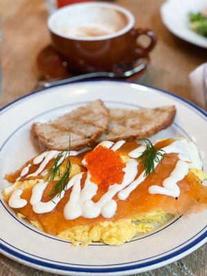 Cured Salmon & Eggs