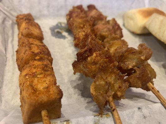 Fish tofu and chicken bone meat