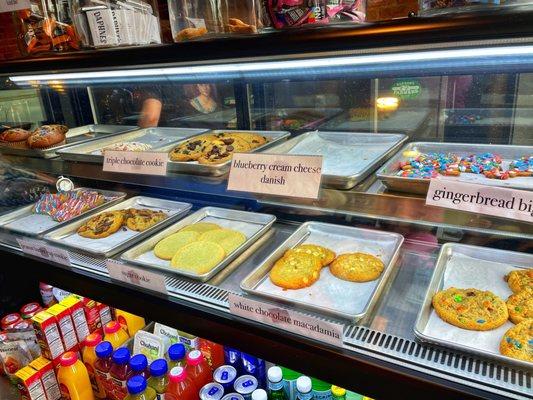 The pastry cabinet - every single thing we tried was amazing! Do not skip the cookies