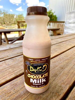 This Chocolate Milk was incredibly creamy and ice cold (it was so hot out I couldn't help but take a sip before the photo) lol