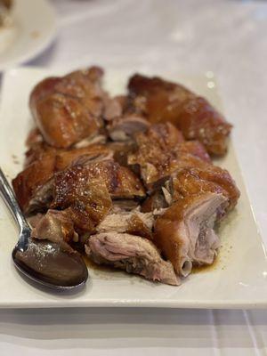 Roast half duck