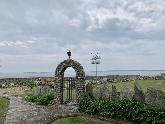 A view of three states (conn, RI and NY) from the grounds