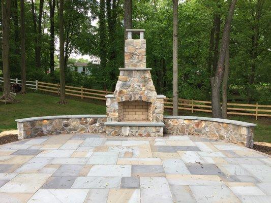 Outdoor patios, walkways, retaining walls, steps. We do that too!