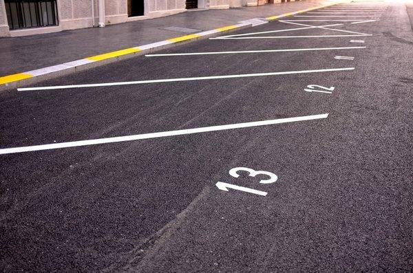 New Asphalt Parking Lot Paving