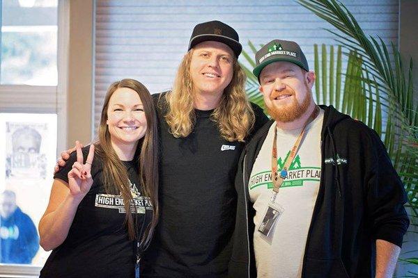 Morgan and Gareth with Duddy B of the dirty heads!!