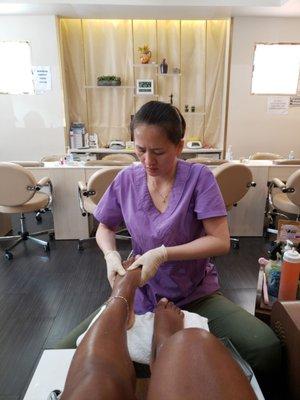 Great pedi massage