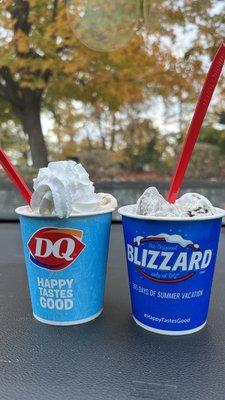 Pecan Pie & Oreo small Blizzards