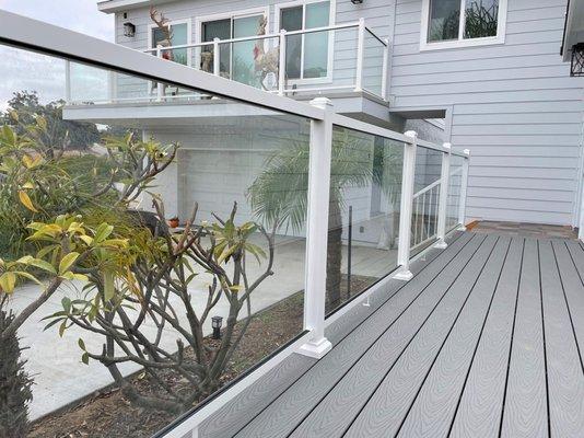 Aluminum railing