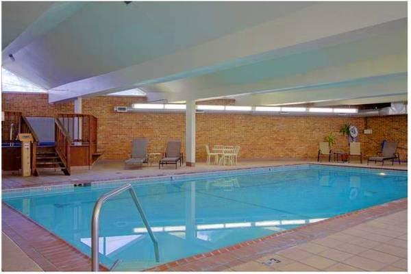 Indoor pool and hot tub