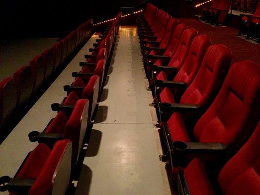 All new seats in the Grand Auditoriums at Cinetopia Mill Plain 8 and the rows are still a foot wider than other theaters!