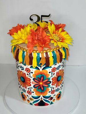 Mexican themed cake