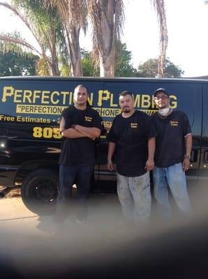 The TEAM on location proudly serving our clients!