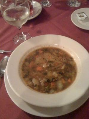 Lentle soup  is great