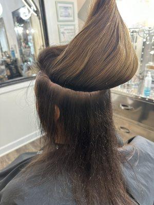 Invisible Weft Hair Extensions