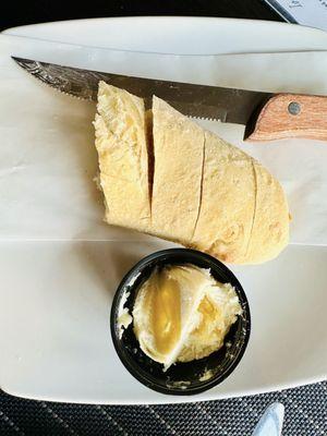 House bread with honey butter