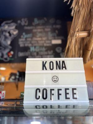 Kona coffee