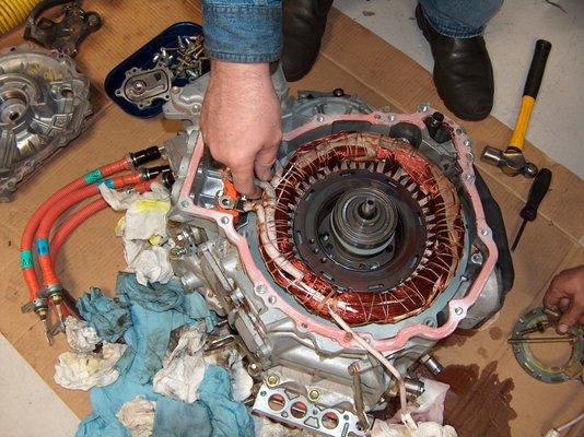 Replacing stator Toyota Prius Hybrid