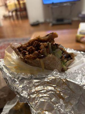 Soy Chorizo Burrito