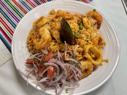 Arroz con mariscos