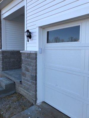 Garage door install