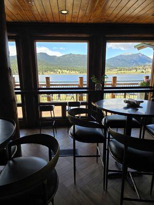 View from the bar area of Estes Park Resort's new restaurant Embers.