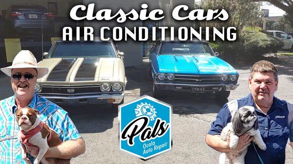 If your classic vehicle needs air conditioning service, repair, or installation, come to Pals! https://youtu.be/5BPeEVmgwnw