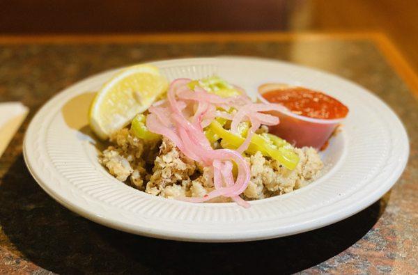 Fried calamari.