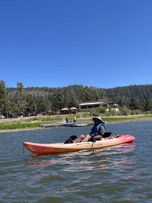 Dad gets a solo kayaking experience for Father's Day!