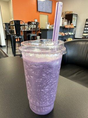 ube coffee (blended)