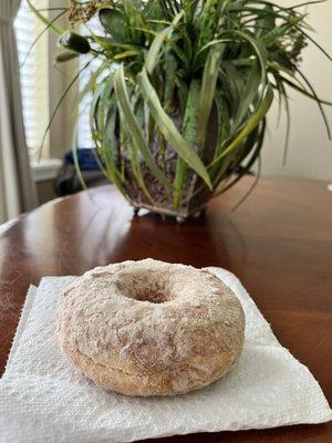 Cinnamon sugar donut.